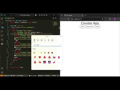 I Finally Started! React Counter App | My First YouTube Coding Video