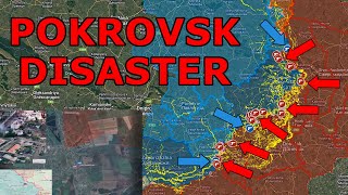 Russian Forces Capture 30 Sqkm North of Pokrovsk Leading a Local Collapse | Central Torske Captured
