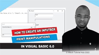 How to create an inputbox and print manipulations in Visual Basic 6 0
