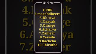 Ram CharanTop 10  movies list | Ram Charan all movie list  | Ram Charan movie name #shorts #viral