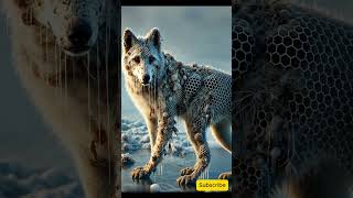 Arctic Wolf Covered in Parasitic Barnacles Gets Life-Saving Help! #seahelpmission #shorts