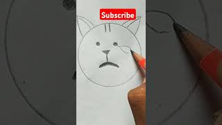 Sad cat emoji 😿 drawing #shorts#video#magicalart.