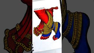 krishna leg ♥️Mandala art 🎨 #shorts #mandala #art #drawing #krishna