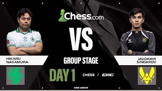 ESPORTS WORLD CUP 2025: Hikaru v. Sindarov, Fabiano v. Duda & More Clash In Finals Day 1 | Stream B