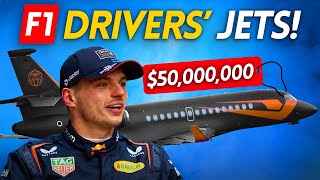 F1 drivers' INSANE PRIVATE JETS at the BELGIAN GP!