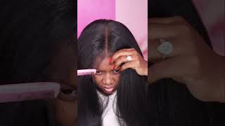Sensationnel Curls Kinks & Co Kinky Edges 13x6 Kinky Kinky Straight 24" Lace Front Wig