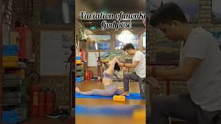 Hanumanasana variation..! #flexibility #yogapractice #yogalovers #yogatips #trandingshorts