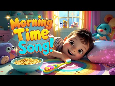 Morning Time Song for Toddlers | Healthy Habits Routine Song | Fun Morning Routine Song for Kids