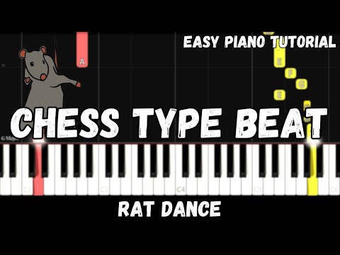 Chess Type Beat - Dancing Rat Meme Song (Easy Piano Tutorial)