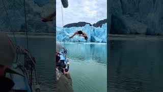 Glacier water in Alaska 🥶
