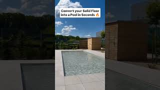 One Click & Your Terrace Becomes a Pool | Smart Luxury Home Tech 💦🏡