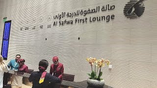 飛行記錄20160517舊影片翻新【杜哈機場貴賓室】Al Safwa卡達航空頭等艙貴賓室 與 Al Mourjan商務艙貴賓室