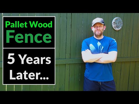 I Built a Fence from Pallet Wood. How is it Doing 5 Years Later...?