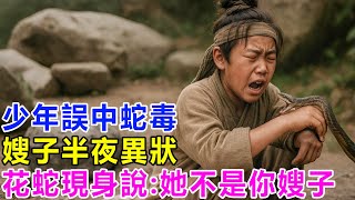 民間故事：少年誤中蛇毒，嫂子半夜異狀，花蛇現身說：她不是你嫂子
