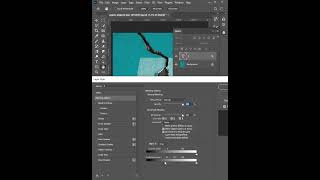 How to make text blend with background in Photoshop