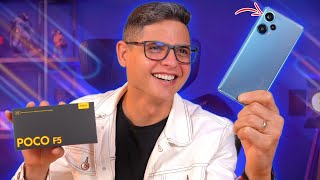 ELE CHEGOU! POCO F5 da XIAOMI, o novo QUERIDINHO da GALERA? Unboxing e Impressões