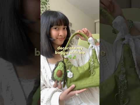let’s decorate my bag 🍵🍃 #decoratewithme #pinterestinspired #bagcharm
