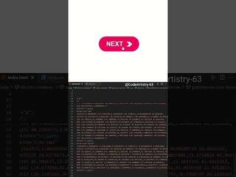 ✨Creating Hover Next Button with HTML and CSS #htmlcss #button #shorts #uidesignlearning