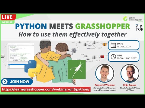 PYTHON MEETS GRASSHOPPER: How to use them effectively together