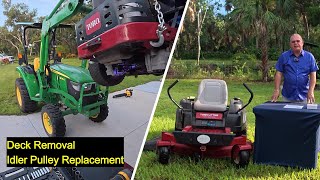 Toro TimeCutter SS5000 Deck Removal & Idler Pulley Replacement – DIY Guide