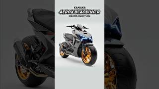 THE KING OF SKUTER MATIC? ?? AEROX BLACK KING R Scooter Concept ‼️ #shorts