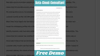 Data-Cloud-Consultant Exam Dumps | Salesforce Certified Data Cloud Consultant (WI24)