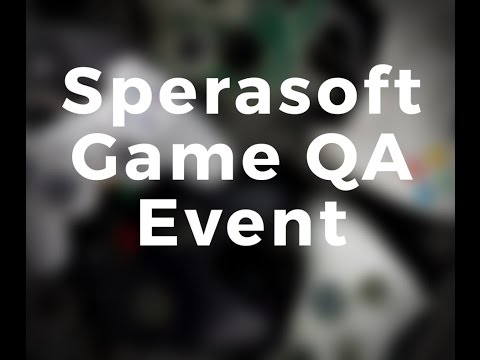 Sperasoft Game QA Event