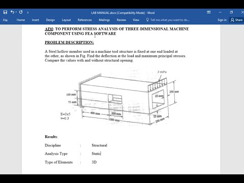 Comparative analysis of 3D machine component using ANSYS Workbench