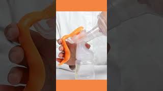 Manual breast pump conversion to bottle and storage bottle# breast pump#milk bottle