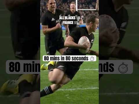 80 MIN IN 80 SEC ⏱ All Blacks dominate France in 2018  🇫🇷