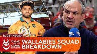 Justin Harrison and Martin Johnson break down the Wallabies squad | Rugby Heaven