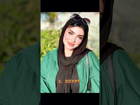 Muslim Countries of most beautiful women 🥰 @YtCrazyfactsz #shorts