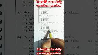 Neet ♥️ ncert daily questions practice 💯#ncertsolutions #neetmcq #medicalentranceexam #medicalexam