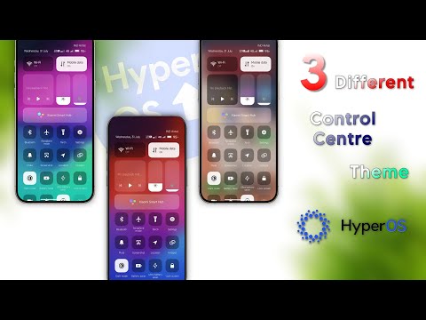 3 Different Control Centre Theme For HyperOS ⚡ | New Unique Theme Like iOS 🍎 |