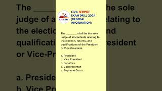 Comprehensive Civil Service Examination Reviewer 2024 #shorts #civilservicereview