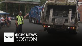 Out-of-state workers brought in to collect trash as workers strike in Massachusetts