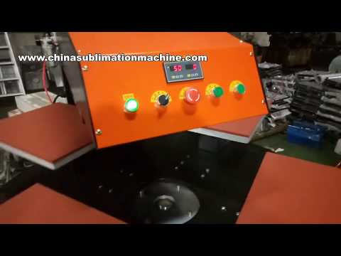 automatic heat transfer label printing machine, four stations heat transfer machine