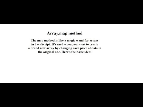 Mastering JavaScript Array.map
