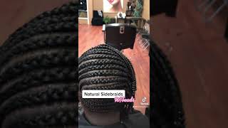 Natural sidebraids