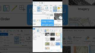 ArcGIS Pro shorts // map menu and basemaps #shorts #short