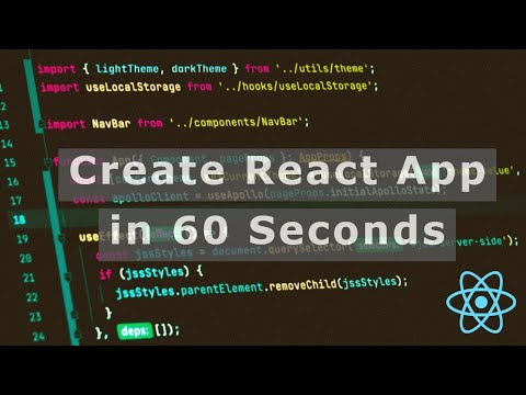 Build React App In 60 Seconds | Create React App | By Programizzz | 60 seconds App