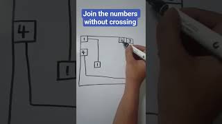 Join the numbers without crossing l #shorts #shortsfeed #viral #maths #mathstricks #mathshack