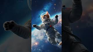🚀🌌 Who knew cats were born to explore the stars? 😻✨ This AI cat is living its best life in zero