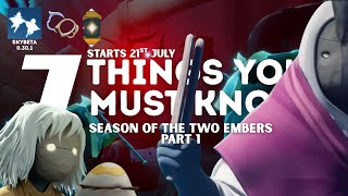 [BETA SPOILERS] 7 Things You NEED to Know About Season of Two Embers – Part 1 (Sky CotL Guide)