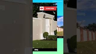 Brick Boundary Wall Design For House 2021 | Compound Wall Design Photos For Construction Of Home