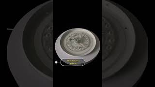 smart surface mounted radar sensor led ceiling light with integrated motion sensor for corridors