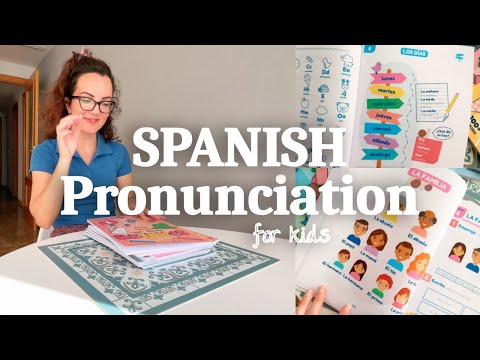 Spanish learning book for kids | Spanish pronunciation for children