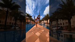 Sunshine, Splits & Strength — Outdoor Gymnastics in Dubai! 🌴✨ #MyDubai #outdoors #split #travelgoals