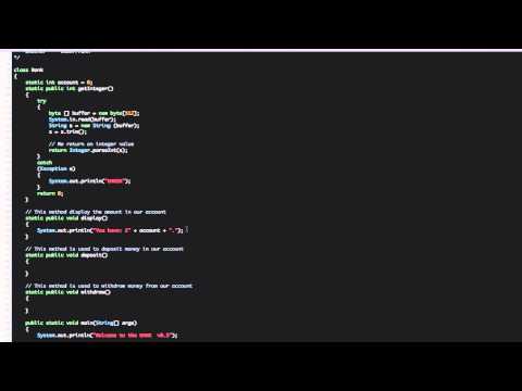 04 - Java Tutorial - More Methods