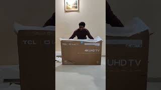 TCL 55 inch Google TV #tcl #tv#flipkart #onlineshopping #home #trending #unboxing #shortvideo